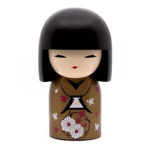 Kimmidoll Japanese Kokeshi Doll Polyresin Figurine 3.9” Kazuna 'True Friend'